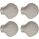 Byon Fumiko Beige Chopstick Holder Kitchenware 4pcs