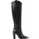 Bronx New Americana Western Knee Boot - Black/Silver