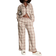 Victoria's Secret Flannel Long Pyjama Set - Iced Coffee Brown