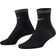 Nike Spark Lightweight Running Ankle Socks - Black/Reflect Silver