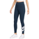 Nike Women's Sportswear Classics High-Waisted Graphic Leggings - Armory Navy/White