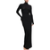 SKIMS Turtleneck Long Dress - Onyx