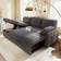 Wade Logan Baerl Gray Sofa 84" 3 Seater