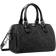 Tory Burch T Monogram Embellished Petite Barrel Bag - Black