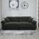 Latitude Run Modern Chenille Green Sofa 130" 3 Seater