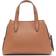 Calvin Klein Millie 2 in 1 Triple Compartment Mini Satchel Crossbody - Caramel