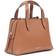 Calvin Klein Millie 2 in 1 Triple Compartment Mini Satchel Crossbody - Caramel
