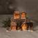 Star Trading Gingerbread House Brown Julpynt 8cm 8st