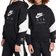 Nike Big Kid's Fleece Pullover Hoodie - Black/White/White (HF8812-010)