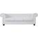 XL Moebel Mello White Sofa 230cm 3 Seater