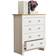 VCM Balusa White/Natural Chest of Drawer 79x95cm