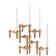Stoff Nagel Rosé Gold Ljusstake 6.5cm