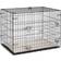 Pawhut Dog Crate with 2 Doors Soft Cushion