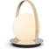 Pablo Designs Bola Chrome/Tan/Opal Bordlampe 33cm