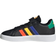 adidas Kid's Grand Court 2.0 -Core Black/Lucid Blue/Court Green