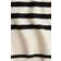 H&M Oversized Polo Neck Jumper - Natural White/Striped