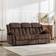 Ebern Designs Oxier Brown Sofa 84" 3 Seater