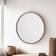 Yearn Mirrors Round Solid Oak Wall Mirror