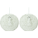 First Choice lighting Wicker White Pendant Lamp ∅ 25.5cm 2pcs
