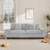 Latitude Run Modern Style Light Gray Sofa 88.6" 3 Seater