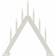 Konstsmide 3931-205LB Matte White Adventsljusstake 45.3cm