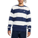 Nike Club Fleece Men's Striped Heavyweight French Terry Crew - Midnight Navy/Sail/White
