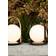 Pablo Designs Bola Chrome/Tan/Opal Bordlampe 33cm