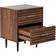 Beliani Keith Dark Wood Bedside Table 40x48cm