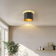 Lindby Aralena Black/Gold Ceiling Flush Light ∅ 26cm