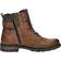 Mustang Lace Up Boot - Cognac