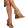Shein Multicolor high heel mules sandals with pointed toe and pyramid decoration, gorgeous party stiletto slippers for women.