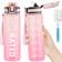 QLUR Motivational Pink Gradient Vattenflaska 0.75L