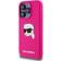 Karl Lagerfeld Karl Head Print MagSafe Silicone Case for iPhone 15 Pro Max