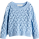 H&M Kid's Hole Knit Sweater - Light Blue (1262853001)