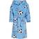 Playshoes Kid's Football Fleece Bathrobe - Blue (340151)