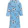 Playshoes Kid's Football Fleece Bathrobe - Blue (340151)