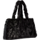 Nike Sportswear Faux Fur Tote 10L - Black/Metallic Silver