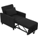 Homcom 83B-233V00BK Black Fåtölj 81cm