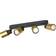 SLV PURI 2.0 Tube Black/Gold Takplafond 5.5cm