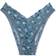 PINK Wink V-Front Brazilian Panty - Dusty Iris Floral Print