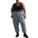 Nike Sportswear Phoenix Fleece Women's High Waisted Oversized Tracksuit Bottoms Plus Size - Dark Grey Heather/Sail