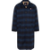 Tommy Hilfiger Longline Check Coat - Black