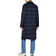 Tommy Hilfiger Longline Check Coat - Black