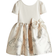 H&M Flared Skirt Dress - Cream/Unicorns (0922706061)