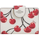 Coach Medium Corner Zip Wallet With Cherry Print - Novelty Leather/Silver/Chalk Multi