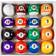 YDDS Billiard Balls Set 2-1/4" Regulation Size