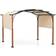 Costway Retractable Arched Pergola with Sun Canopy 3x3.6 m