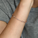 Pandora Sparkling Pavé Bars Bracelet - Rose Gold/Transparent