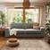 Ebern Designs Chenille Gray Sofa 86" 2 Seater