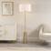 Heritage Hues Lexy Antique Brass Floor Lamp 132cm